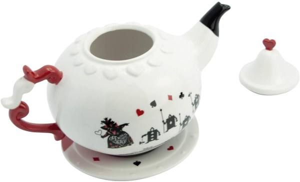 QUEEN OF HEARTS TEAPOT - DISNEY ALICE IN WONDERLAND