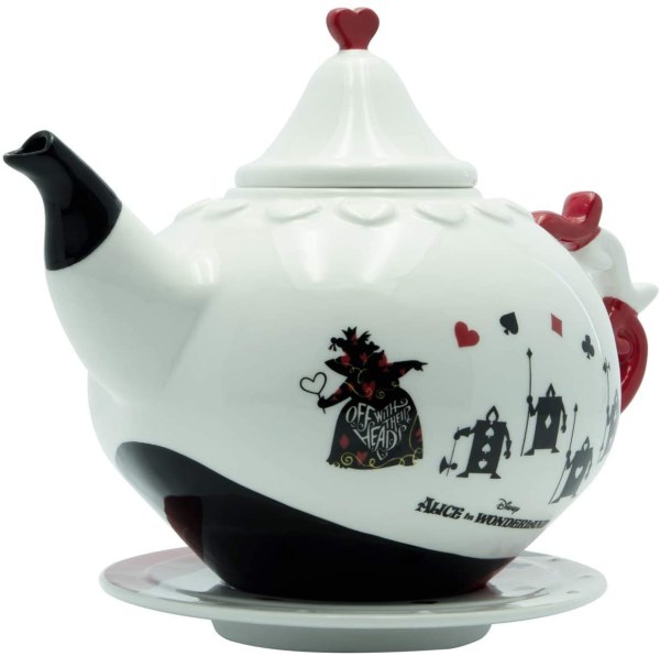 QUEEN OF HEARTS TEAPOT - DISNEY ALICE IN WONDERLAND