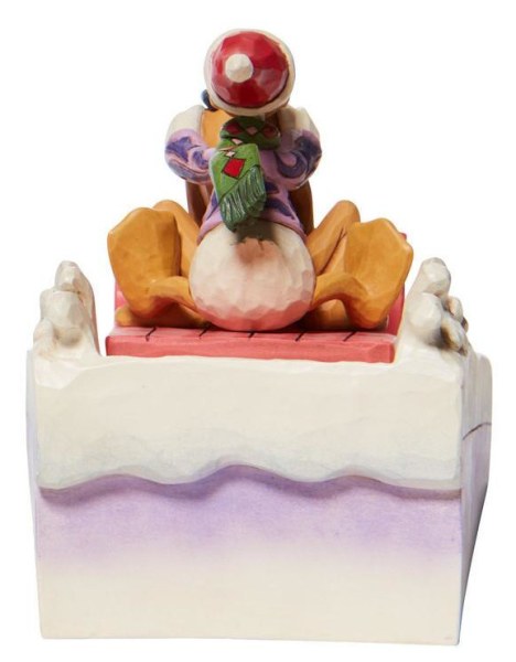 DONALD AND PLUTO IN SLEDGE - DISNEY TRADITIONS