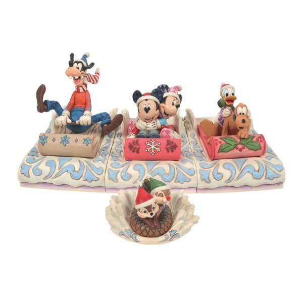 CHIP AND DALE GO SLEDGE - DISNEY TRADITIONS