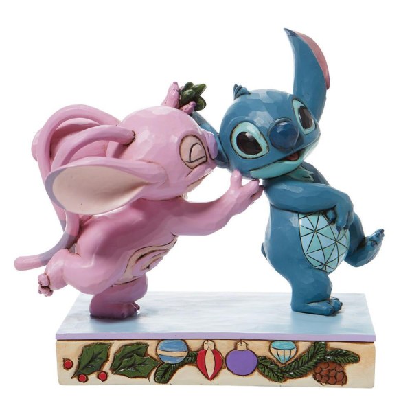 ANGEL AND STITCH UNDER THE MISTLESTICK - DISNEY TRADITIONS