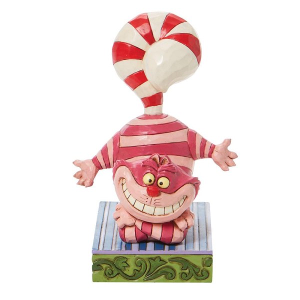 CANDY CANE TAIL CHESHIRE CAT - DISNEY TRADITIONS