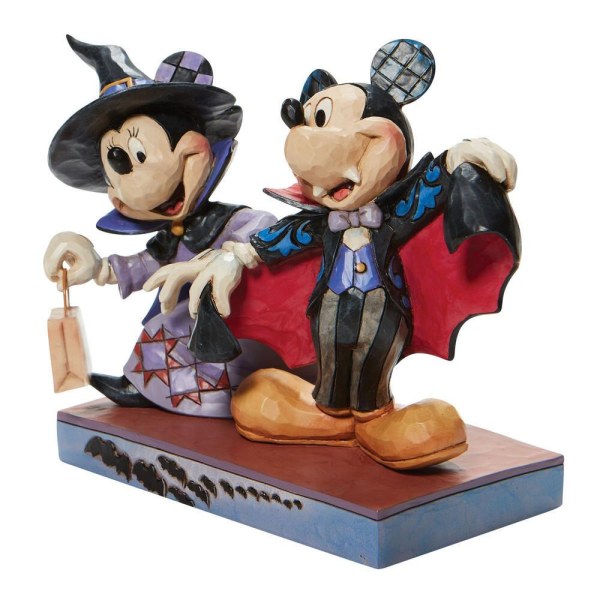 MINNIE WITCH AND MICKEY VAMPIRE - DISNEY TRADITIONS