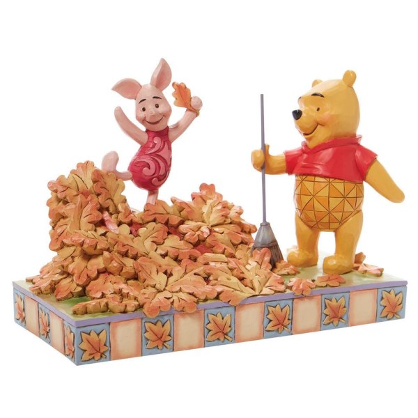 WINNIE AND PIGLET IN AUTUMN - DISNEY TRADITIONS