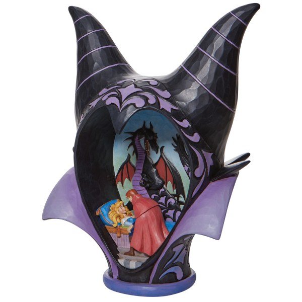 MALEFICENT HEADDRESS DIORAMA - DISNEY TRADITIONS