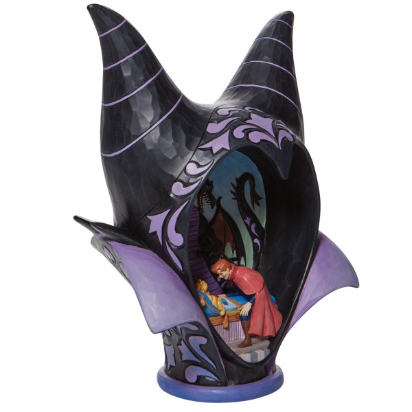 MALEFICENT HEADDRESS DIORAMA - DISNEY TRADITIONS