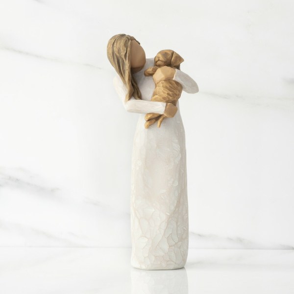 LOVELY YOU ( GOLDEN DOG ) - WILLOW TREE