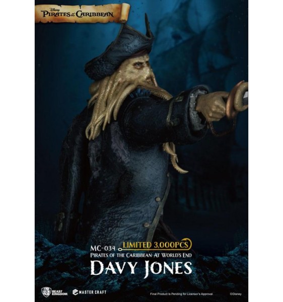 DAVY JONES PIRATES OF THE CARIBBEAN - DISNEY MASTERCRAFT