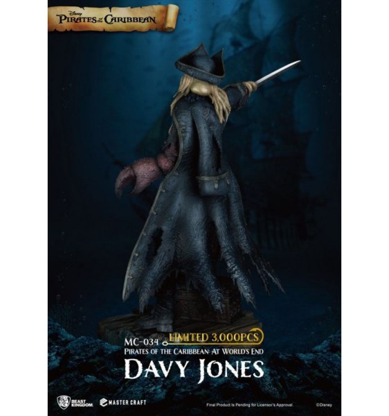 DAVY JONES PIRATES OF THE CARIBBEAN - DISNEY MASTERCRAFT