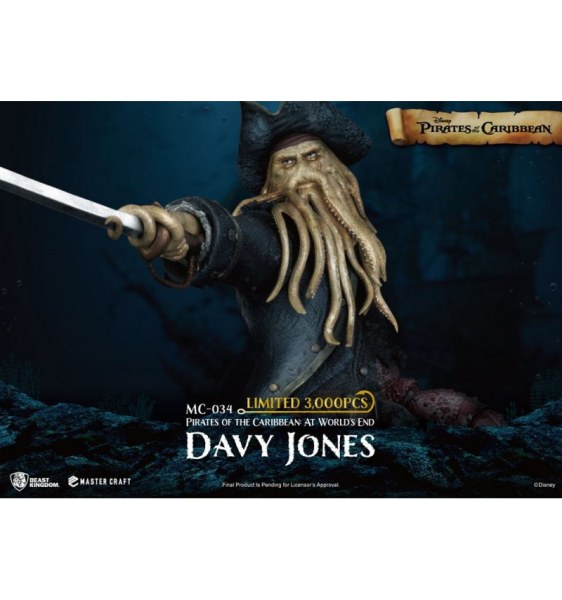 DAVY JONES PIRATES OF THE CARIBBEAN - DISNEY MASTERCRAFT