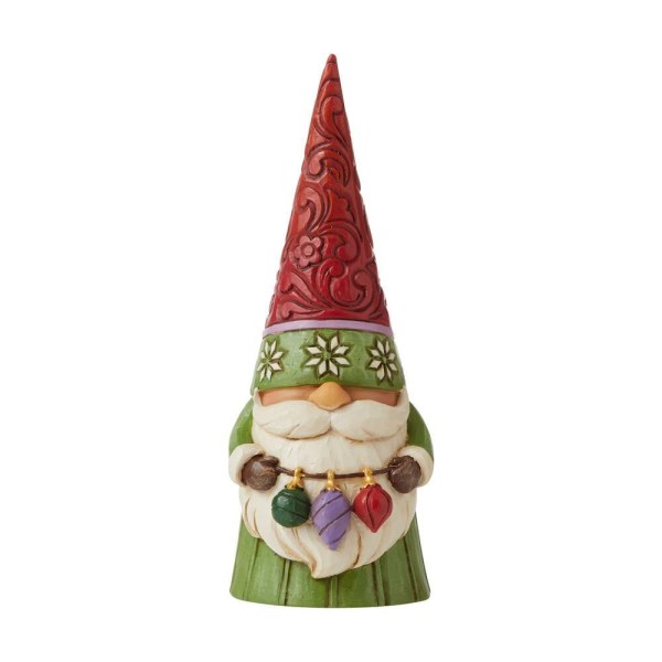 CHRISTMAS GNOME WITH ORNAMENTS JIM SHORE HEARTWOOD CREEK