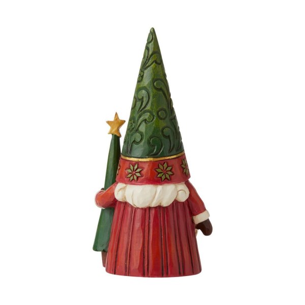 CHRISTMAS GNOME WITH THE JIM SHORE HEARTWOOD CREEK TREE