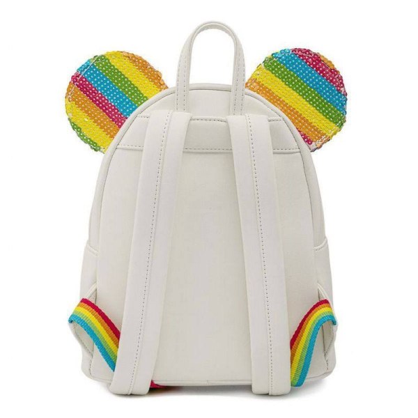 MINI BACKPACK RAINBOW MINNIE - DISNEY LOUNGEFLY