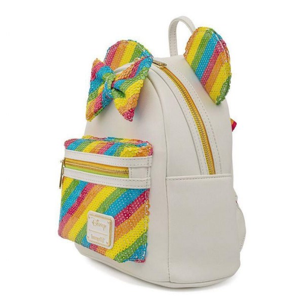 MINI BACKPACK RAINBOW MINNIE - DISNEY LOUNGEFLY