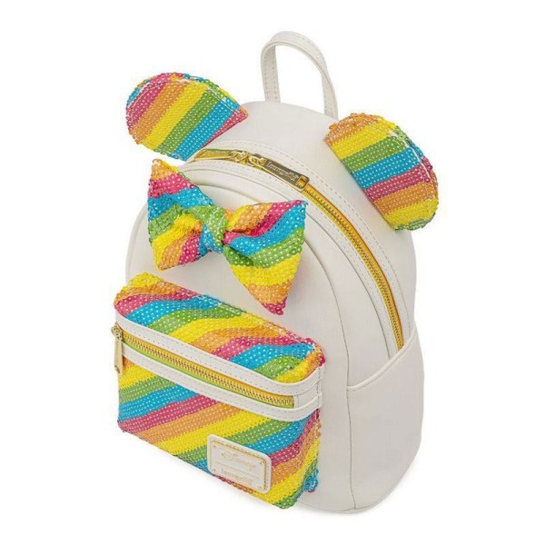 MINI BACKPACK RAINBOW MINNIE - DISNEY LOUNGEFLY