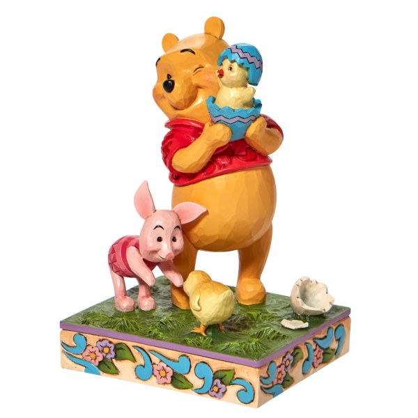 WINNIE & PIGLET WITH A CHICK - DISNEY TRADITIONS