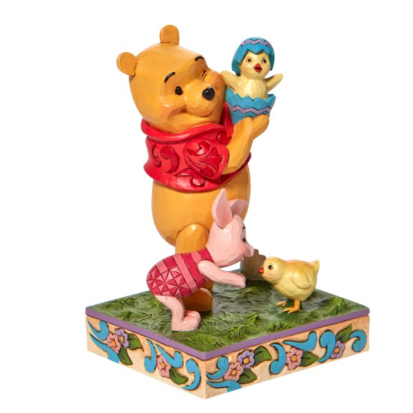 WINNIE & PIGLET WITH A CHICK - DISNEY TRADITIONS