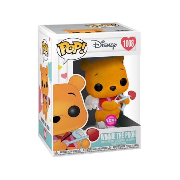FUNKO POP! 1008 - DISNEY WINNIE THE POOH VALENTINES FLOCKED