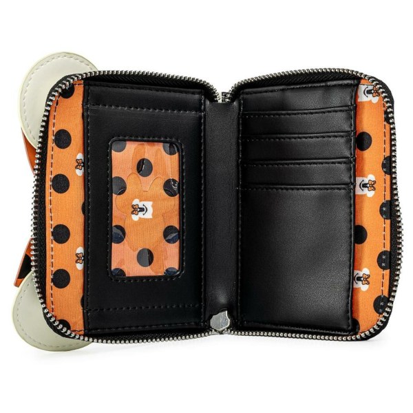 MINNIE GHOST WALLET ( GLOWS IN THE DARK ) - DISNEY LOUNGEFLY