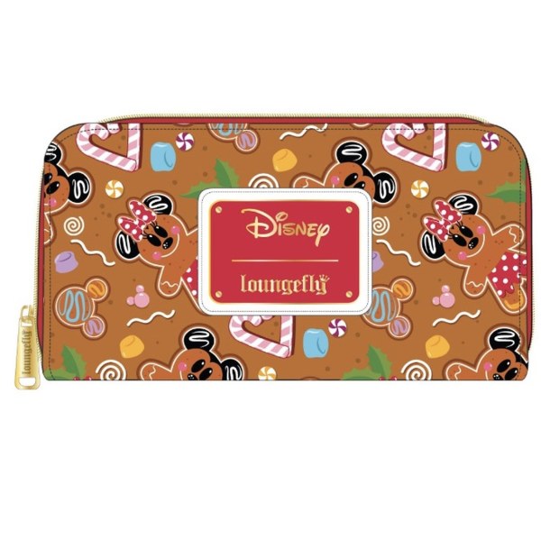 MICKEY & MINNIE GINGERBREAD WALLET - DISNEY LOUNGEFLY