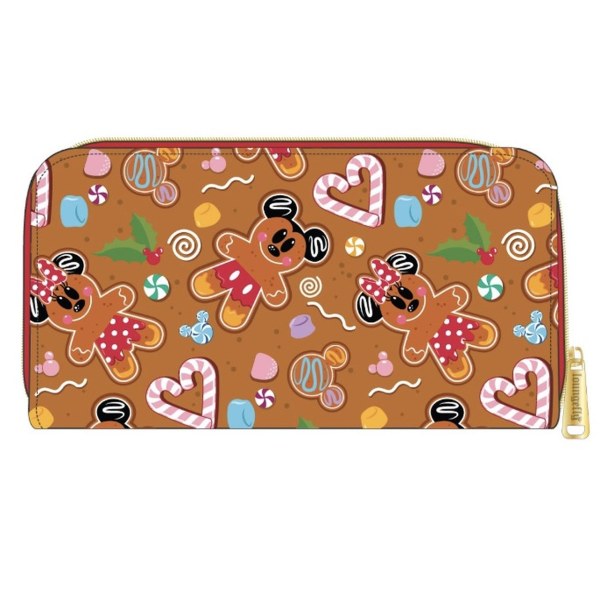 MICKEY & MINNIE GINGERBREAD WALLET - DISNEY LOUNGEFLY