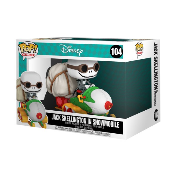 FUNKO POP RIDES! 104 - THE NIGHTMARE BEFORE CHRISTMAS - JACK IN SNOWMOBILE