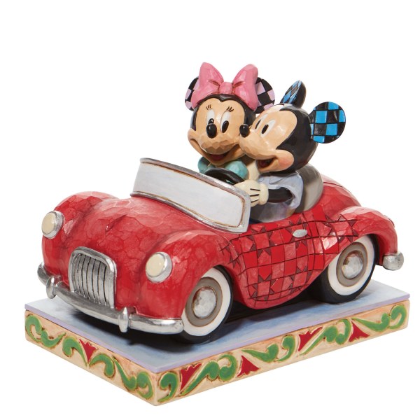 MICKEY & MINNIE IN CAR - DISNEY TRADITIONS