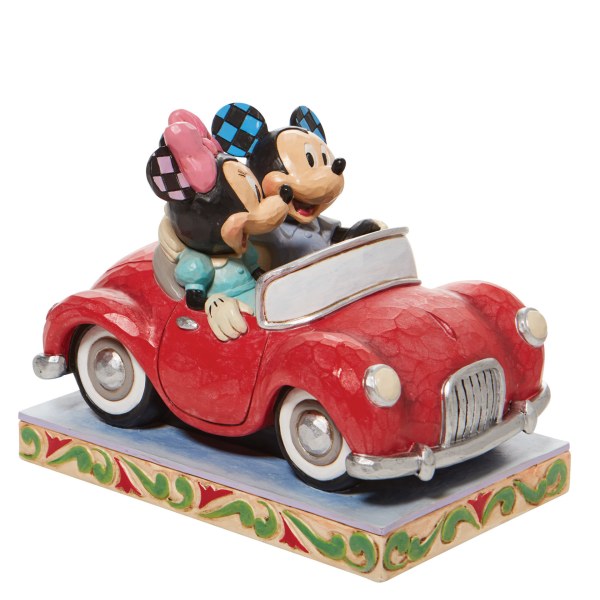 MICKEY & MINNIE IN CAR - DISNEY TRADITIONS