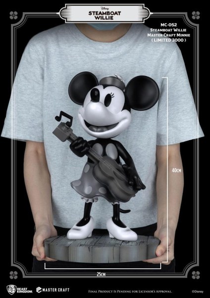 STEAMBOAT WILLIE MINNIE - DISNEY MASTERCRAFT