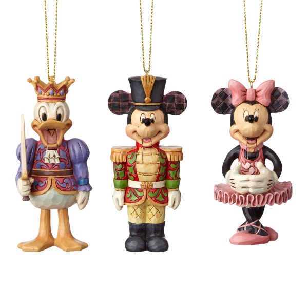 SET OF 3 DISNEY TRADITIONS NUTCRACKER ORNAMENT