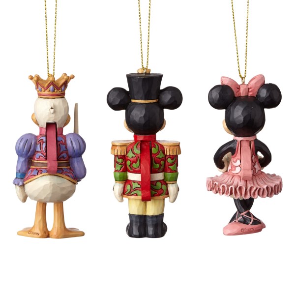SET OF 3 DISNEY TRADITIONS NUTCRACKER ORNAMENT
