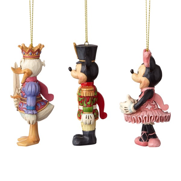 SET OF 3 DISNEY TRADITIONS NUTCRACKER ORNAMENT