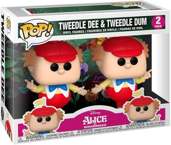FUNKO POP! 2PK - DISNEY ALICE IN WONDERLAND - TWEEDLE DEE & TWEEDLE DUM