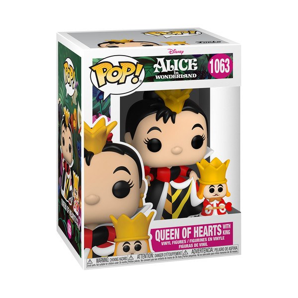 FUNKO POP! 1063 DISNEY ALICE IN WONDERLAND - QUEEN OF HEARTS AND KING OF HEARTS