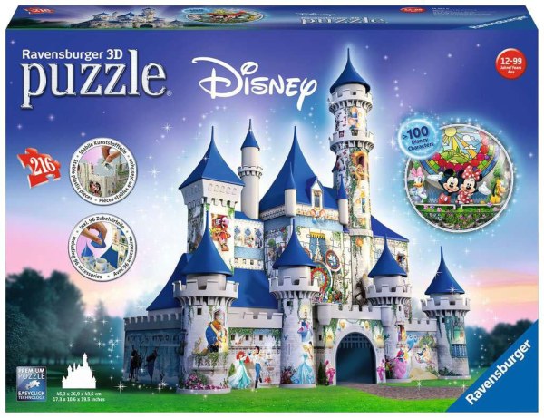 3D PUZZLE DISNEY CASTLE (216 PIECES) - DISNEY