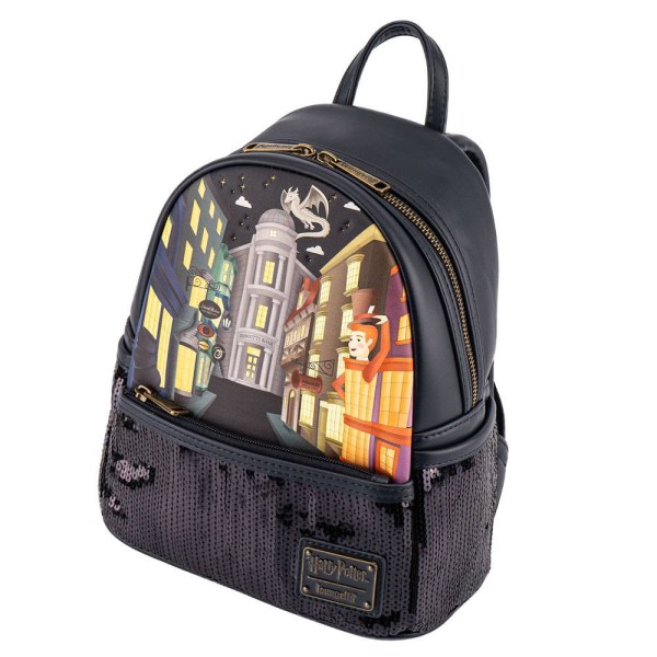 DIAGON ALLEY MINI BACKPACK - HARRY POTTER LOUNGEFLY