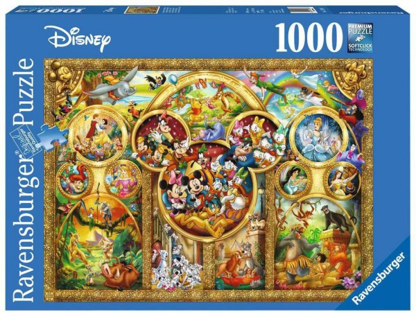 PUZZLE THE MOST BEAUTIFUL THEMES (1000 PIECES) - DISNEY
