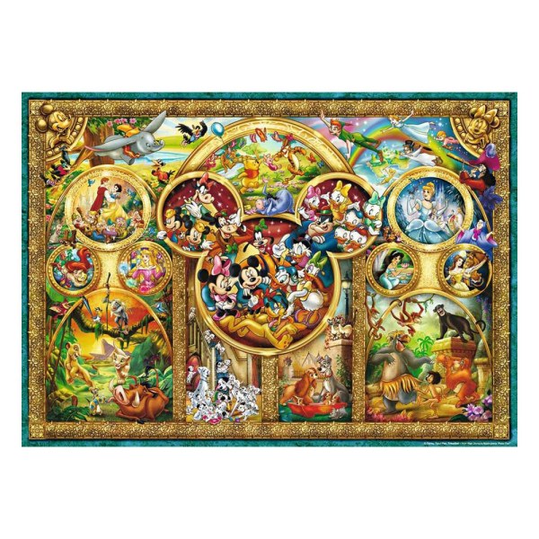 PUZZLE THE MOST BEAUTIFUL THEMES (1000 PIECES) - DISNEY