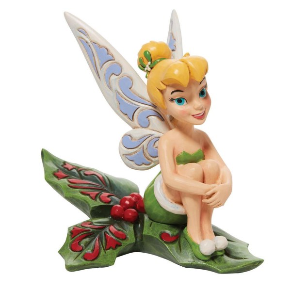 BELL SITTING ON HOLLY - DISNEY TRADITIONS