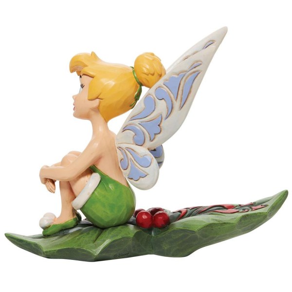BELL SITTING ON HOLLY - DISNEY TRADITIONS
