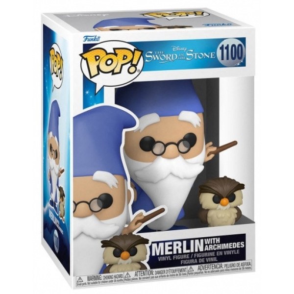 FUNKO POP! 1100 - DISNEY THE SWORD IN THE STONE - MERLIN & ARCHIMEDES
