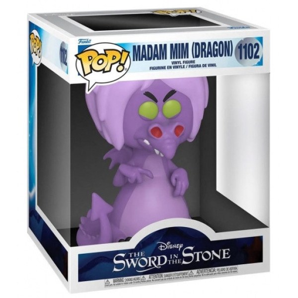 FUNKO POP! 1102 ( SUPERSIZED ) - DISNEY THE SWORD IN THE STONE - MADAM MIM ( DRAGON )