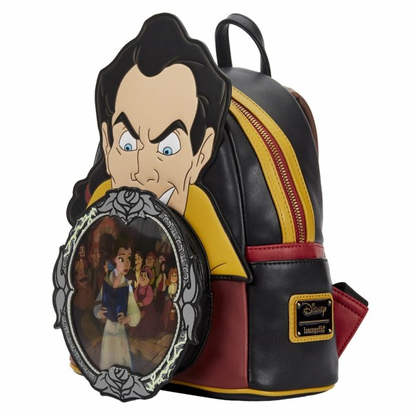 MINI BACKPACK VILLAINS SCENE GASTON - DISNEY LOUNGEFLY