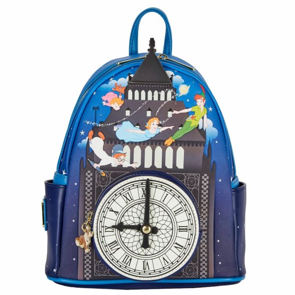 PETER PAN CLOCK GLOW IN THE DARK MINI BACKPACK - DISNEY LOUNGEFLY