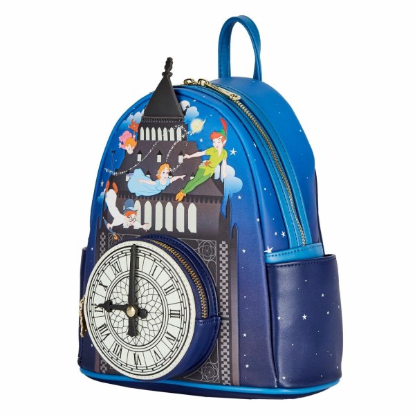 PETER PAN CLOCK GLOW IN THE DARK MINI BACKPACK - DISNEY LOUNGEFLY