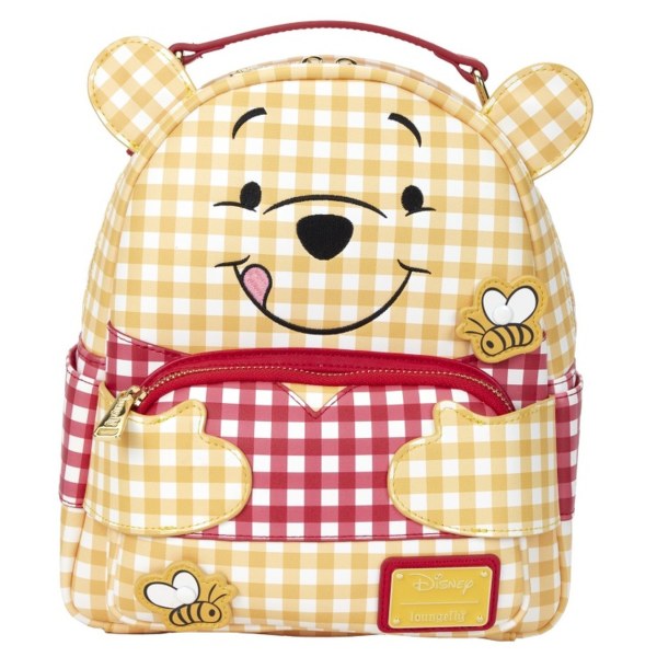 WINNIE THE POOH GINGHAM MINI BACKPACK - DISNEY LOUNGEFLY
