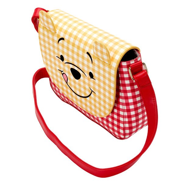 WINNIE THE POOH GINGHAM CROSSBODY BAG - DISNEY LOUNGEFLY
