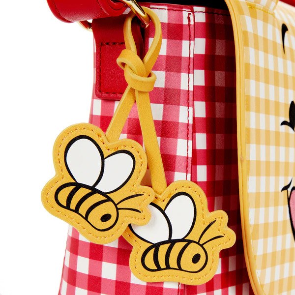 WINNIE THE POOH GINGHAM CROSSBODY BAG - DISNEY LOUNGEFLY