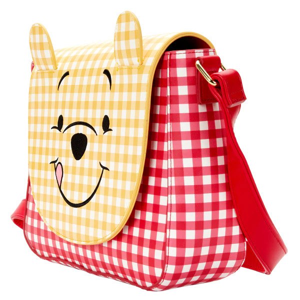 WINNIE THE POOH GINGHAM CROSSBODY BAG - DISNEY LOUNGEFLY