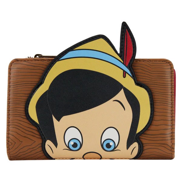 PINOCCHIO PEEKING FLAP WALLET - DISNEY LOUNGEFLY